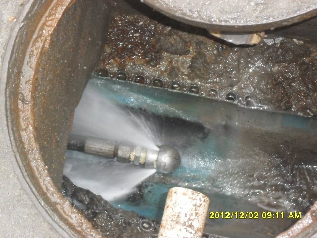 七叉镇污水管道高压清洗